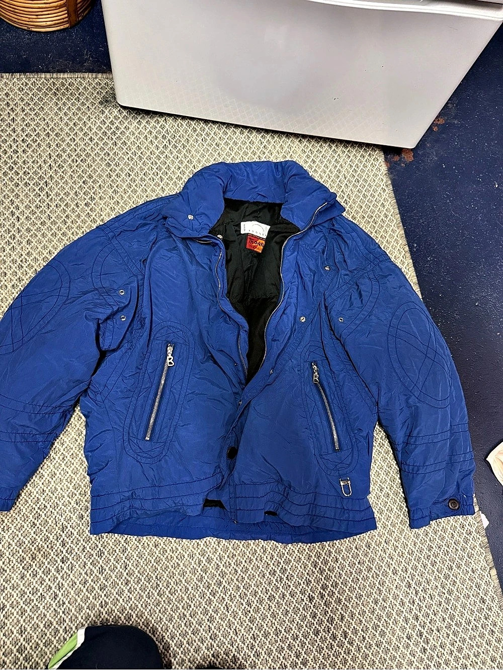 Vintage women's BOGNER Blue ski Jacket Size Medium